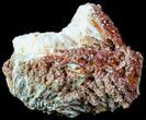 Pink Bladed Barite With Vanadinite Crystals #56261-1